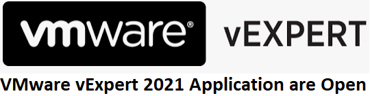 VMarena vExpert 2021 Applications are Open