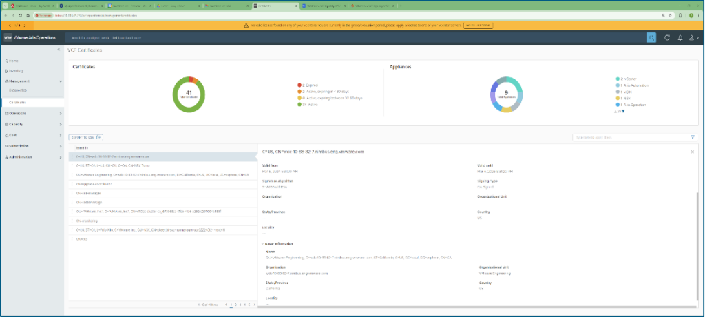 Centralized Certificate Management

